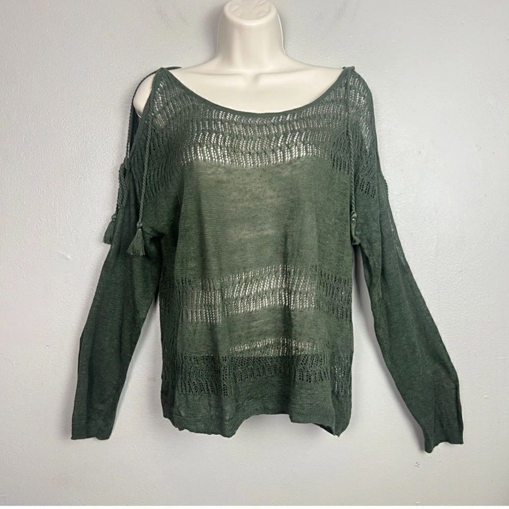 Sezane Cold Shoulder Sweater
